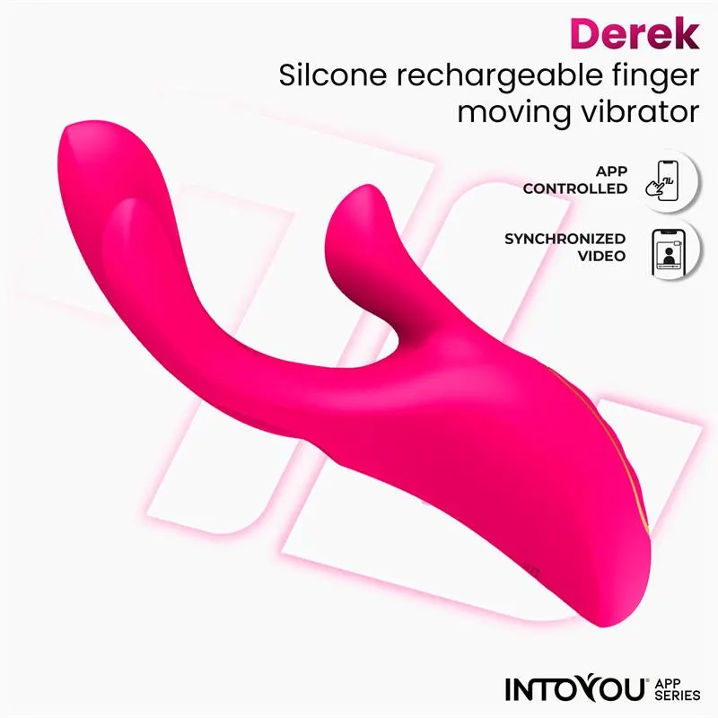 Derek Vibrador con Movimiento Finger 3 Motores y APP · INTOYOU APP SERIES · Vibradores — Foto 3