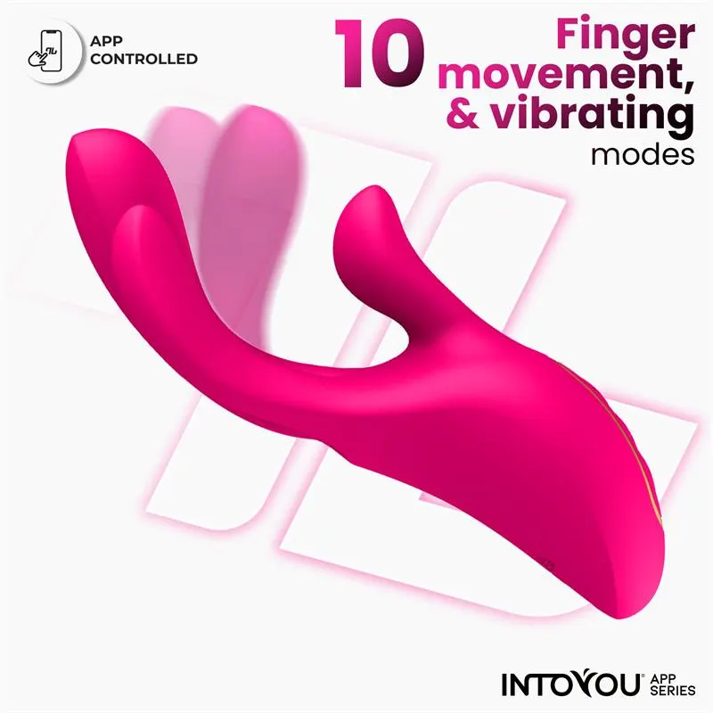 Derek Vibrador con Movimiento Finger 3 Motores y APP · INTOYOU APP SERIES · Vibradores — Foto 4
