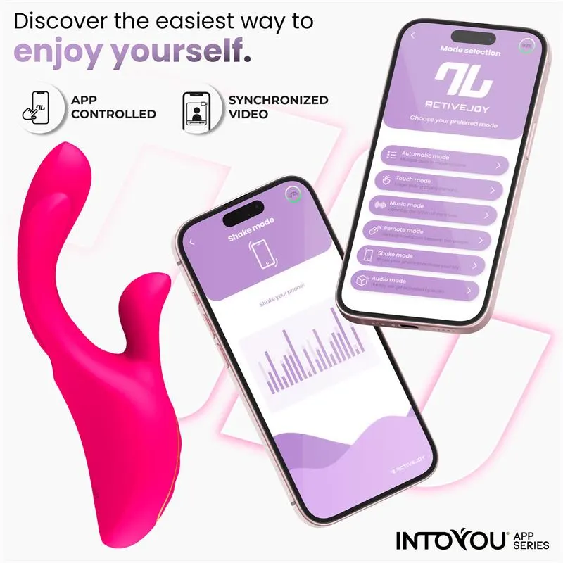 Derek Vibrador con Movimiento Finger 3 Motores y APP · INTOYOU APP SERIES · Vibradores — Foto 6