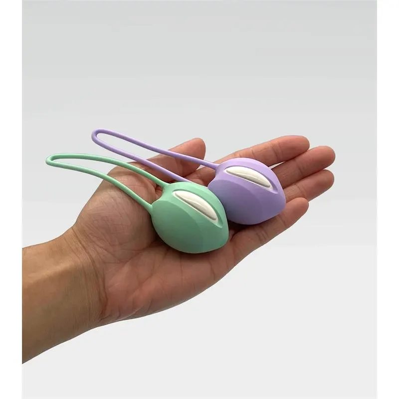 Smartball uno Bola Kegel White/Pastel Lilac · FUN FACTORY · Bolas Chinas y Salud Femenina — photo 3