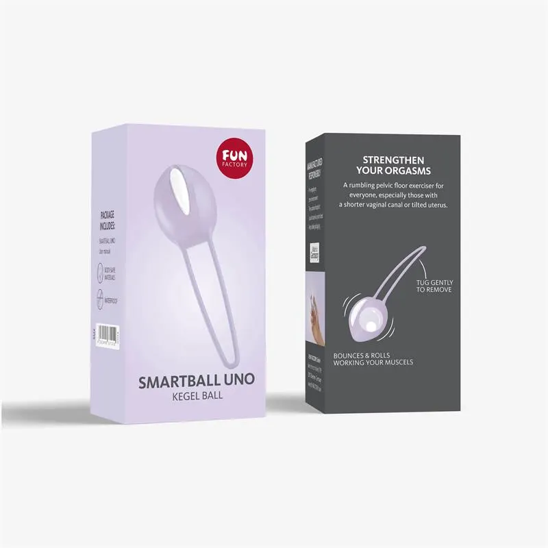 Smartball uno Bola Kegel White/Pastel Lilac · FUN FACTORY · Bolas Chinas y Salud Femenina — photo 4