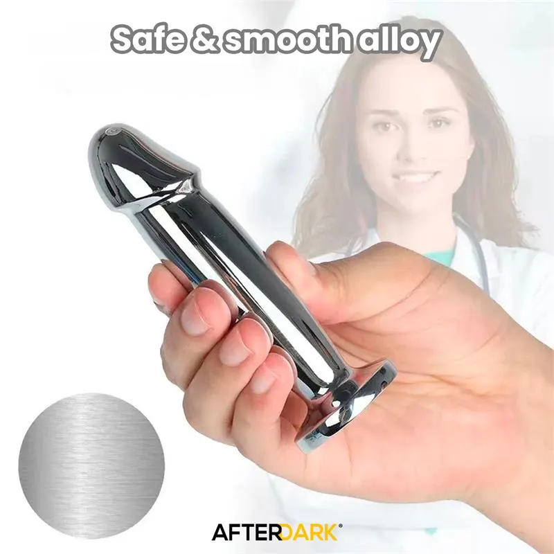 Sarmy Plug Anal Cromado con Vibración USB Magnético Talla S · AFTERDARK · Anal — photo 7