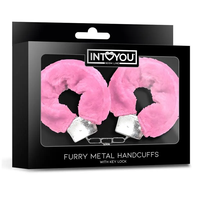 Esposas de Metal para Muñecas con Pelo Rosa · INTOYOU BDSM LINE · Esposas y Ataduras — photo 8