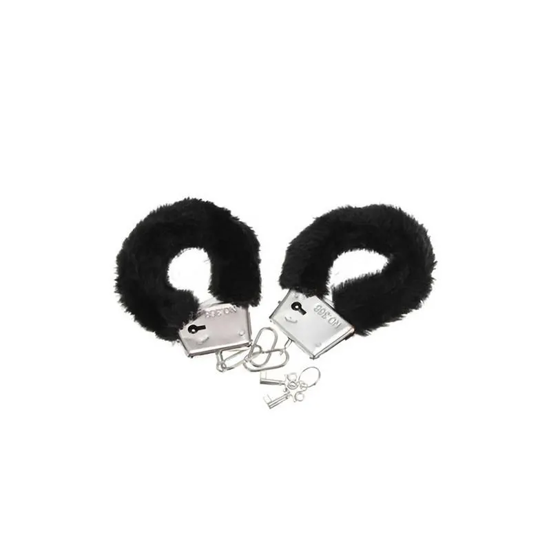 Esposas para Muñecas Forradas de Peluche Negro · DIVERTY SEX · Esposas y Ataduras