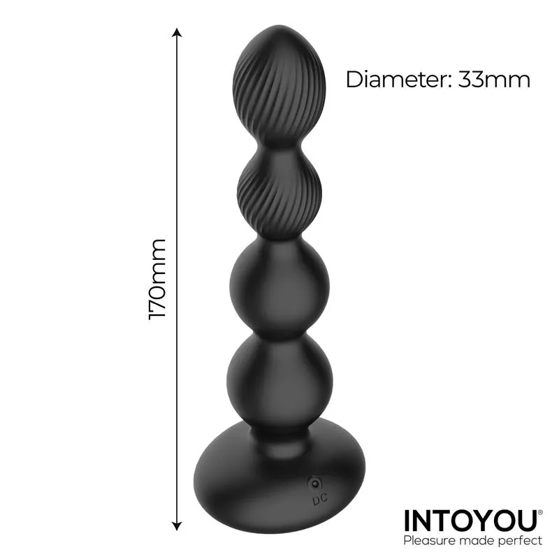 Mouve Plug Anal con Waving y Vibración con Control Remoto 2 Motores · INTOYOU · Anal — photo 6