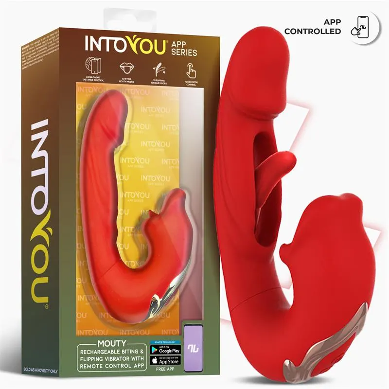 Mouty Vibrador Función Mordisqueo y Flipping con App · INTOYOU APP SERIES · Vibradores — foto 2