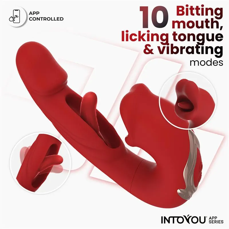 Mouty Vibrador Función Mordisqueo y Flipping con App · INTOYOU APP SERIES · Vibradores — foto 4