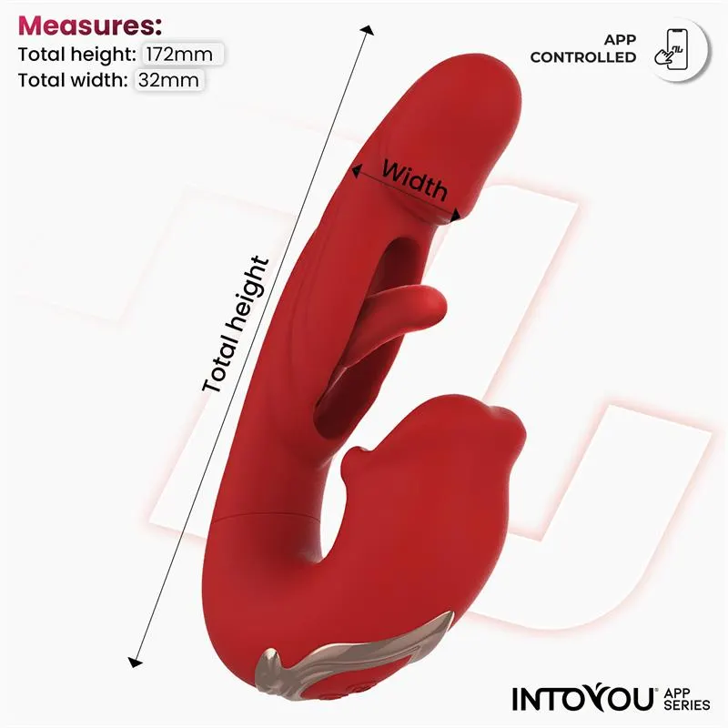 Mouty Vibrador Función Mordisqueo y Flipping con App · INTOYOU APP SERIES · Vibradores — foto 9