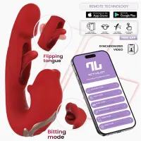 Mouty Vibrador Función Mordisqueo y Flipping con App · INTOYOU APP SERIES · Vibradores