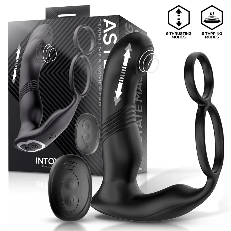 Astex Masajeador Prostático con Thrusting y Tapping · INTOYOU · Anal