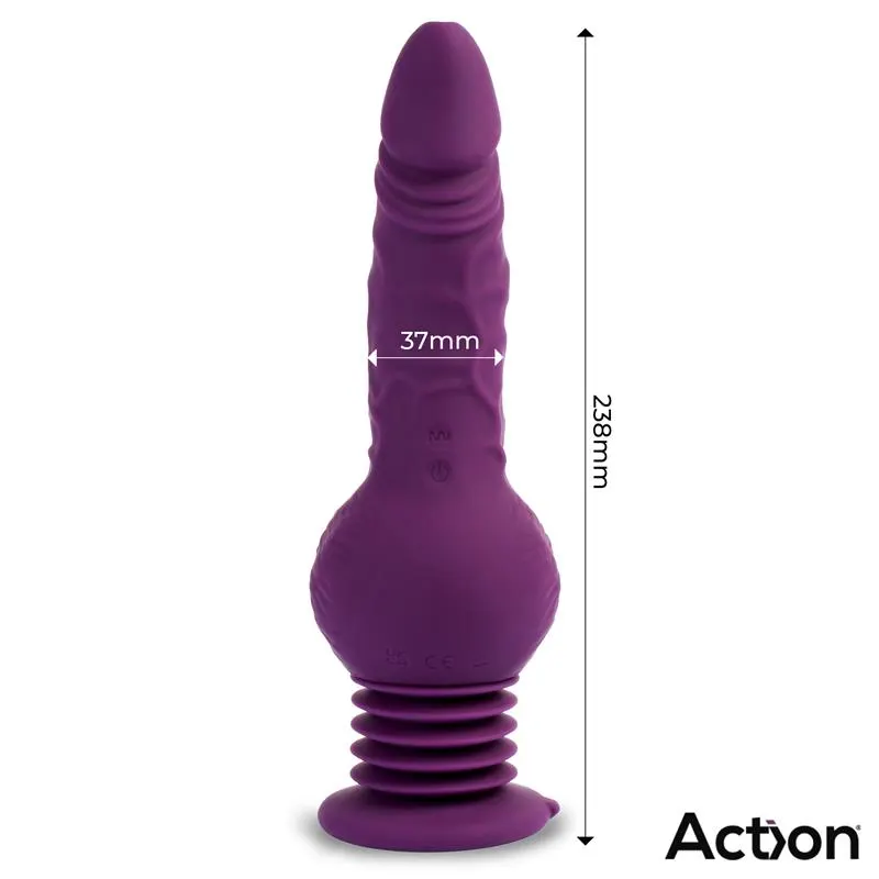 Booster Vibrador con Thrusting Ultra Jet Thruster con Potente Ventosa · ACTION · Vibradores — Foto 8