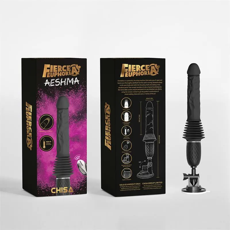 Aeshma Dildo Vibrador con Thrusting y Control Remoto · CHISA · Vibradores — photo 5