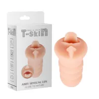 Masturbador Abby Sensual T-Skin 15 cm Natural · CHISA · Masturbadores Él