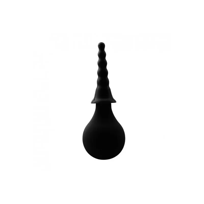 Set Ducha Anal y Funda 15 cm Negro · CHISA · Cuidado Íntimo y Masaje — foto 2