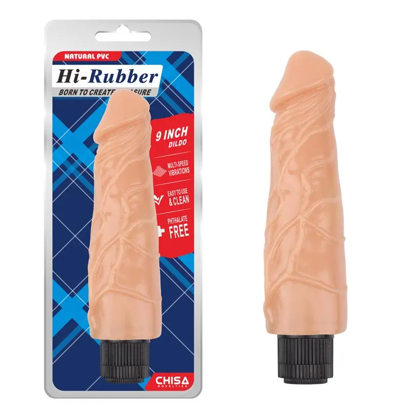 Vibrador Hi-Rubber 9 Natural · CHISA · Vibradores