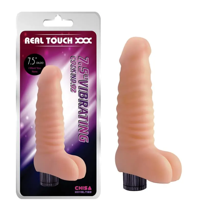 Vibrador No.02 T-Skin 7.5 Natural · CHISA · Vibradores