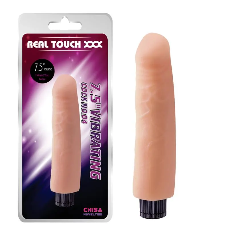 Vibrador No.04 T-Skin 7.5 Natural · CHISA · Vibradores