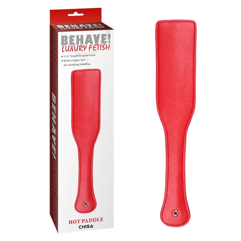 Pala Hot Paddle Color Rojo · CHISA · Spanking y Azotes