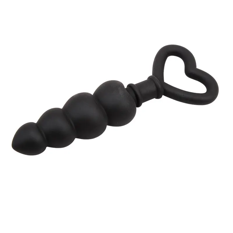 Mini Cadena Anal 15.6 x 3.4 cm Silicona Negro · CHISA · Anal — photo 3