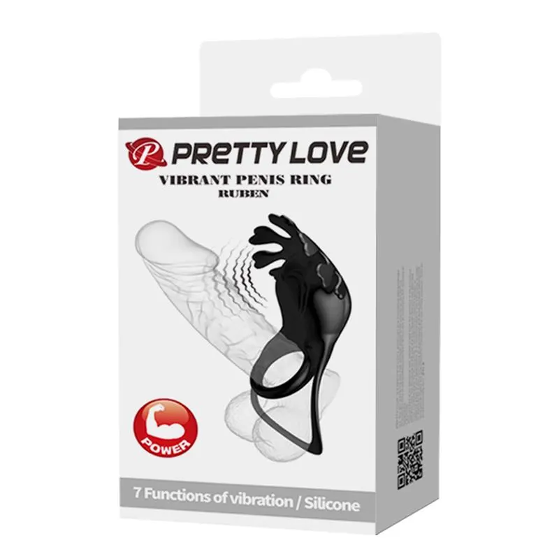 Ruben Anillo para el Pene con Vibración USB · PRETTYLOVE · Anillos para el Pene — photo 10