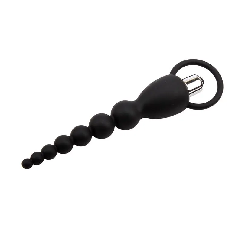 Cadena Anal Elite Power 19.5 cm Silicona Negro · CHISA · Anal — Foto 3