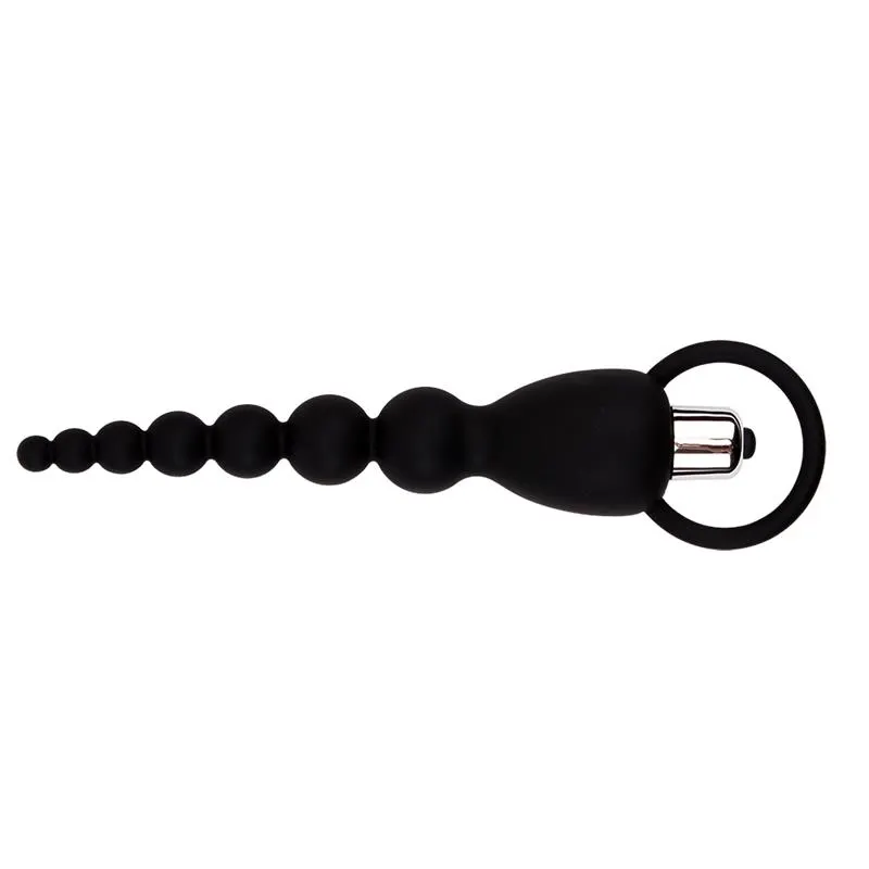 Cadena Anal Elite Power 19.5 cm Silicona Negro · CHISA · Anal — Foto 4