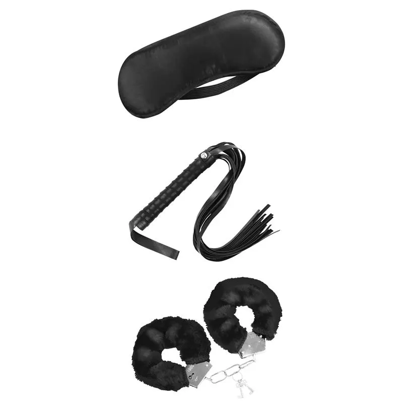 Set de Bondage para Principiantes Beginners 3 Piezas Negro · INTOYOU BDSM LINE · Accesorios BDSM y Fetish — Foto 4