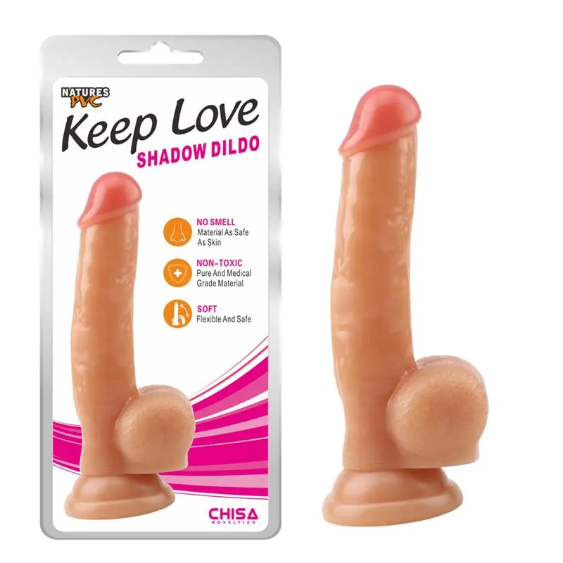 Dildo Shadow 22 x 4.5 cm Natural · CHISA · Dildos — photo 2
