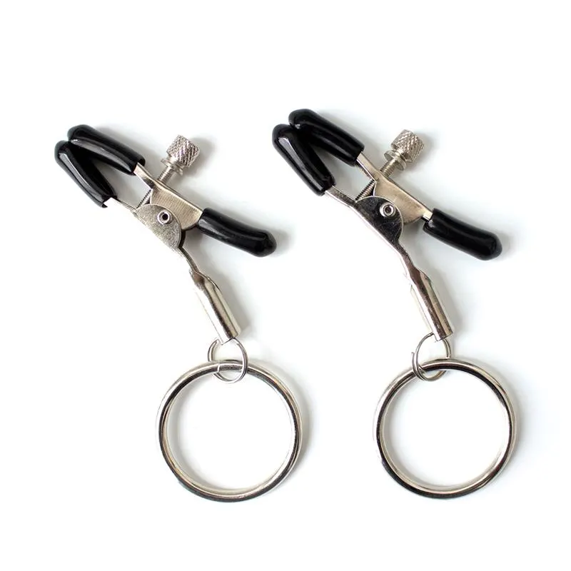 Pinzas para Pezones con Aro Metal · LATETOBED BDSM LINE · Pinzas y Pezoneras