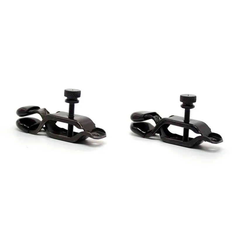 Pinzas para Pezones Ajustables Metal Negras · LATETOBED BDSM LINE · Pinzas y Pezoneras