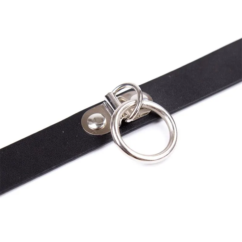 Collar Ajustable 43 cm Negro · LATETOBED BDSM LINE · Accesorios BDSM y Fetish — Foto 3
