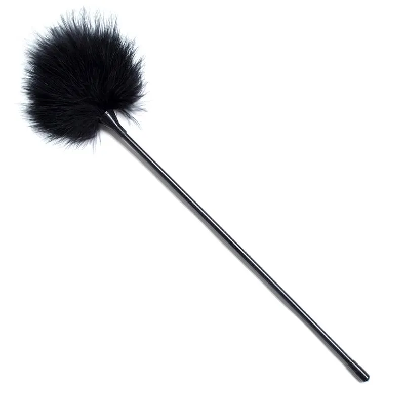 Plumas Estimuladoras 40 cm Negro · LATETOBED BDSM LINE · Accesorios y Sets — foto 2