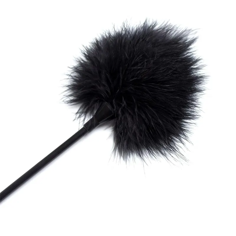 Plumas Estimuladoras 40 cm Negro · LATETOBED BDSM LINE · Accesorios y Sets — foto 3