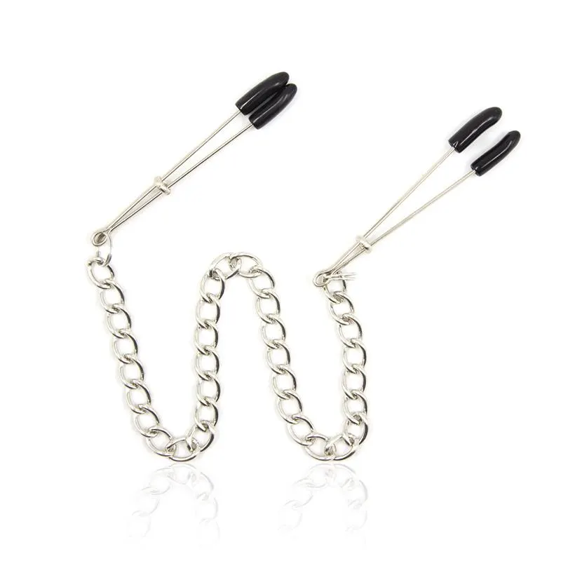 Pinzas para Pezones con Cadena Metal · LATETOBED BDSM LINE · Pinzas y Pezoneras — Foto 2