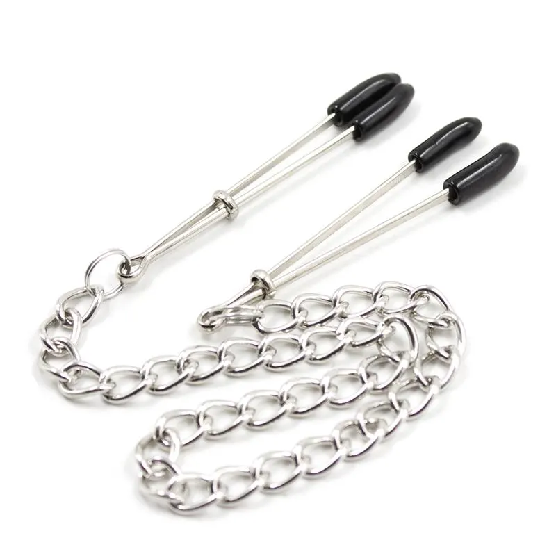 Pinzas para Pezones con Cadena Metal · LATETOBED BDSM LINE · Pinzas y Pezoneras