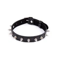 Collar con Pinchos Ajustable 43 cm Negro · LATETOBED BDSM LINE · Accesorios BDSM y Fetish