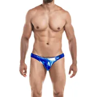 Slip Bikini de Corte Bajo Provocative Azul Skai · CUT4MEN · Tangas y Braguitas