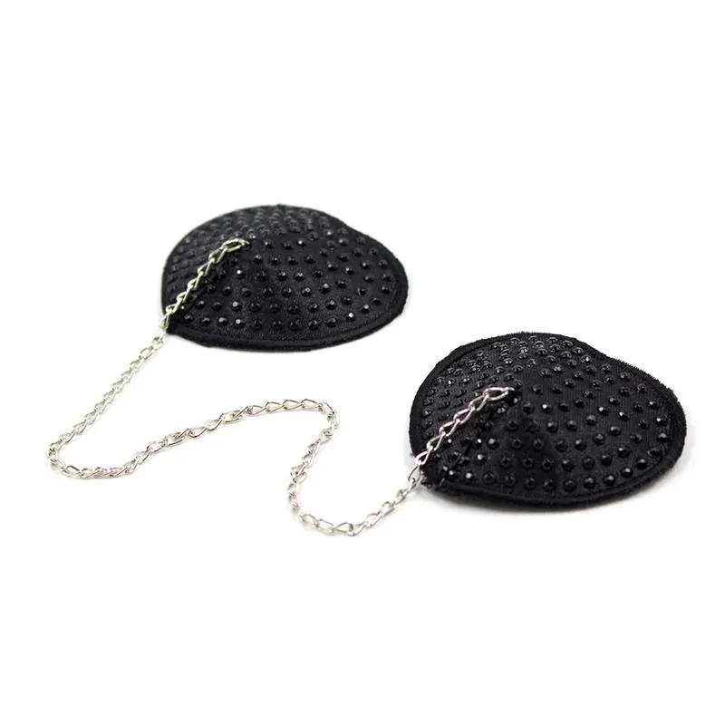 Pezoneras con Cadena de Metal Negro · LATETOBED BDSM LINE · Pinzas y Pezoneras — photo 2