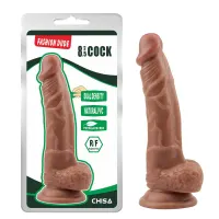 Dildo Dual Density Fashion 21 x 4.1 cm Bronceado · CHISA · Dildos
