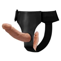 Arnés con Dildo Doble Realista · BAILE · Dildos
