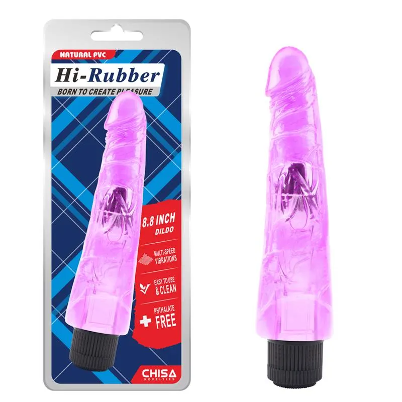 Vibrador Hi-Rubber 8.8 Purpura · CHISA · Vibradores