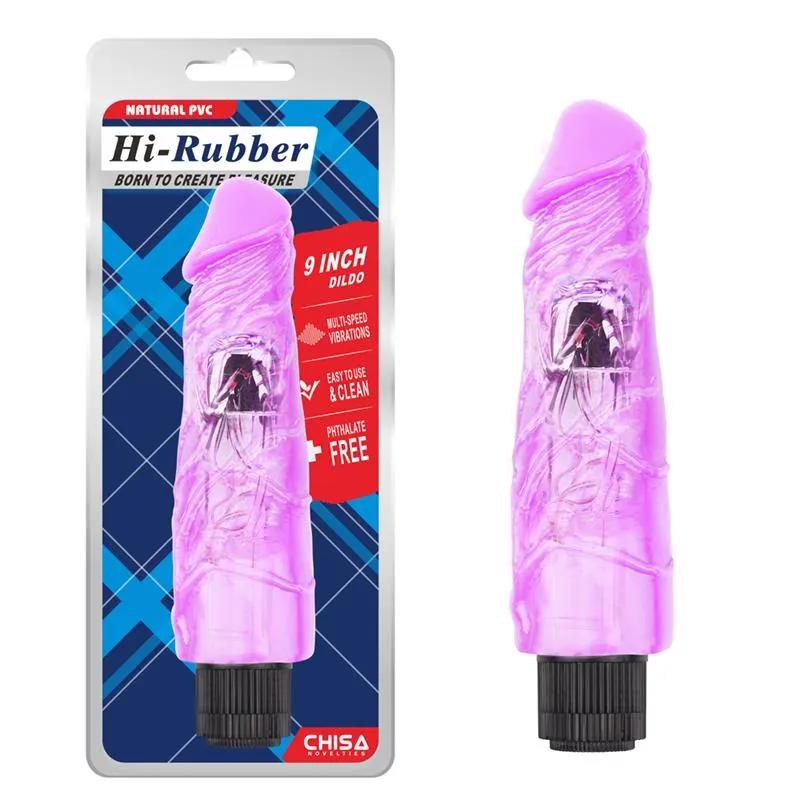Vibrador Hi-Rubber 9 Purpura · CHISA · Vibradores — Foto 2