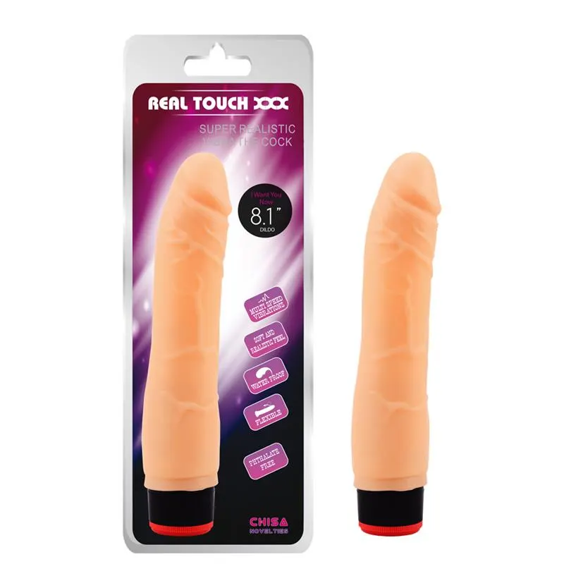 Vibrador T-Skin 8.1 Natural · CHISA · Vibradores