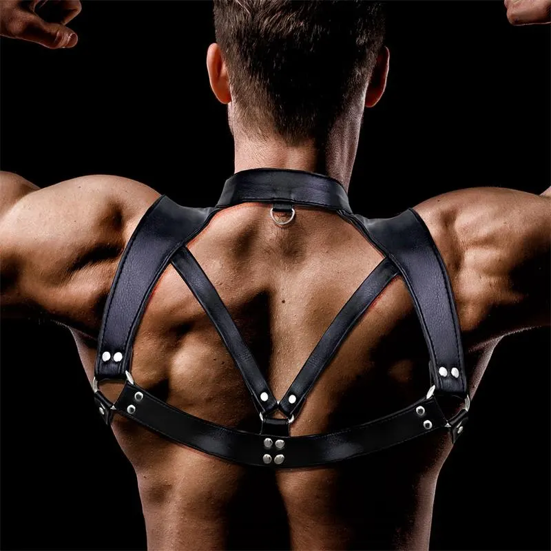Darius Arnés Masculino para el Pecho Cuero Vegano · INTOYOU BDSM LINE · Accesorios y Sets — photo 3
