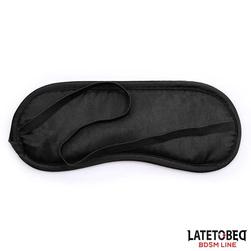 Set de 3 Piezas Antifaz, Esposas y Plumas Negro · LATETOBED BDSM LINE · Accesorios y Sets — foto 3