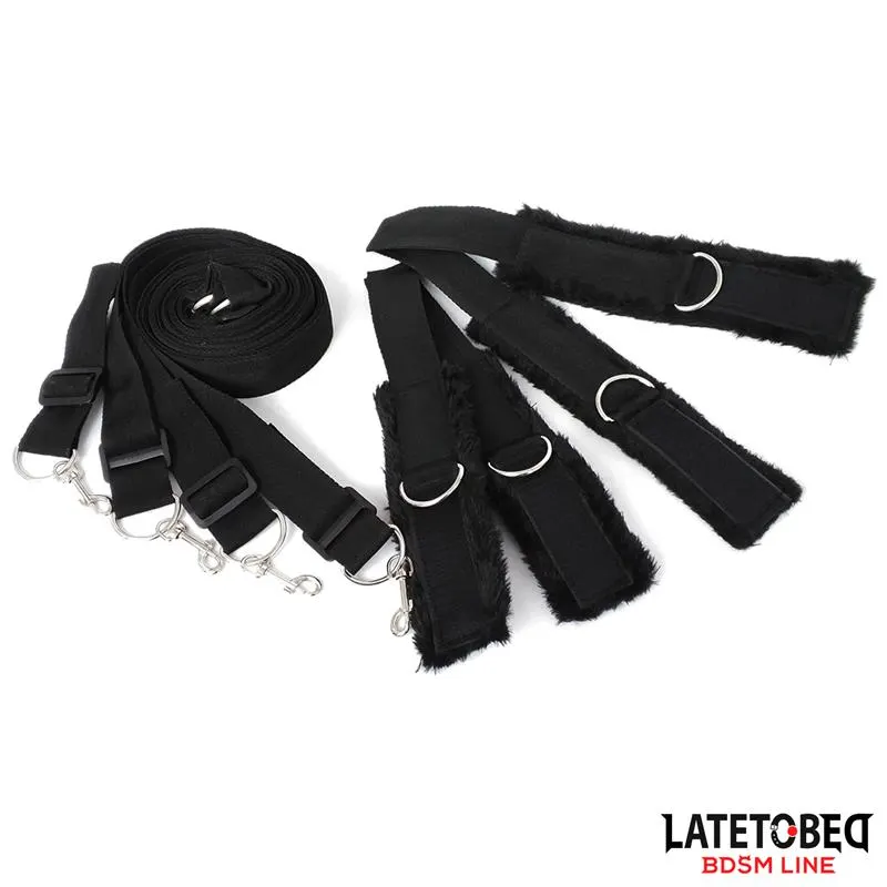 Restricciones para la Cama Ajustable · LATETOBED BDSM LINE · Esposas y Ataduras — Foto 2