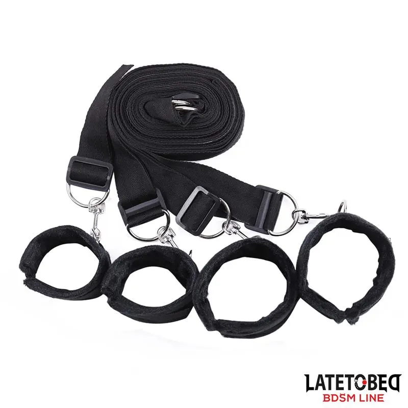 Restricciones para la Cama Esposas Ajustables y Desmontables · LATETOBED BDSM LINE · Esposas y Ataduras — Foto 9