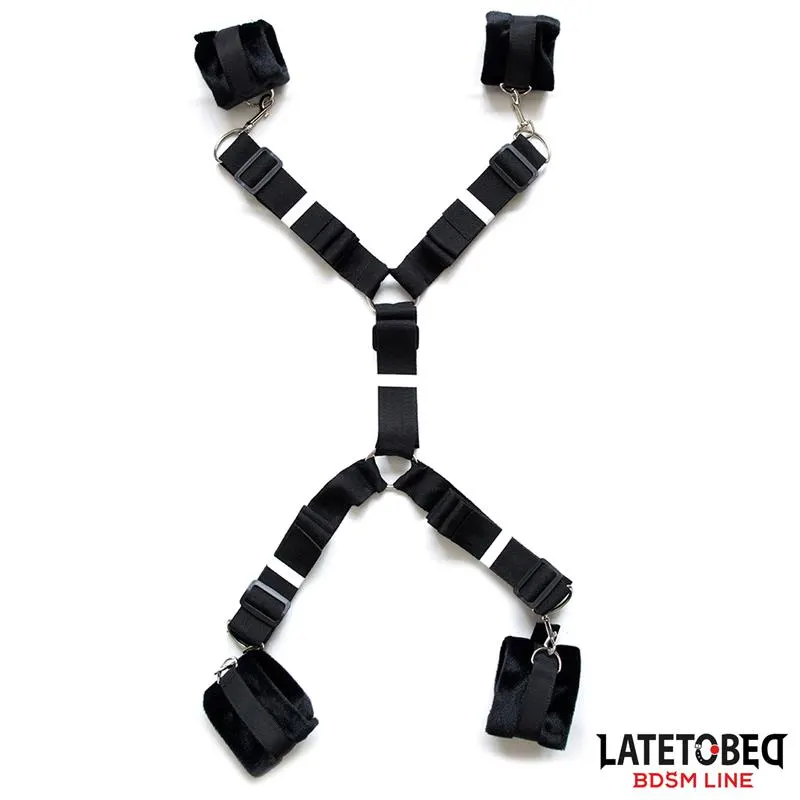 Restricciones para la Cama Esposas Ajustables y Desmontables · LATETOBED BDSM LINE · Esposas y Ataduras