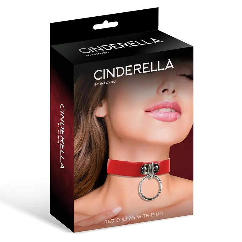 Collar con Aro Cuero Vegano Talla Única · CINDERELLA · Accesorios y Sets — Foto 3