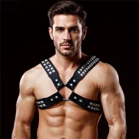 Adonis Arnés Masculino para el Pecho Cuero Vegano · INTOYOU BDSM LINE · Accesorios y Sets